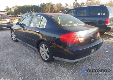 2003 Infiniti G35 Luxury Leather from USA, damaged, VIN JNKCV51E73M014849